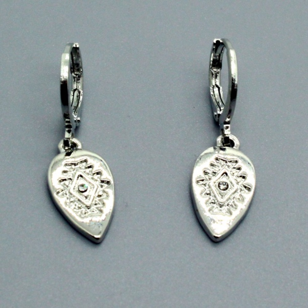 Gold and Silver Plated Minimalist Earrings - Picture 4 of 5